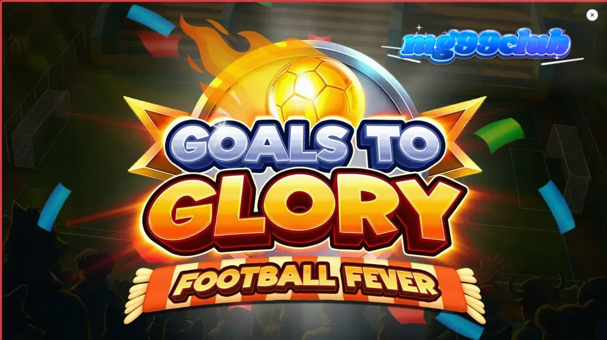 ภาพกราฟิกตัวละครสัตว์นักฟุตบอลในเกมสล็อต Goals to Glory Football Fever